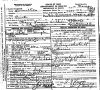Death Certificate for Mary Louise Wilhelm